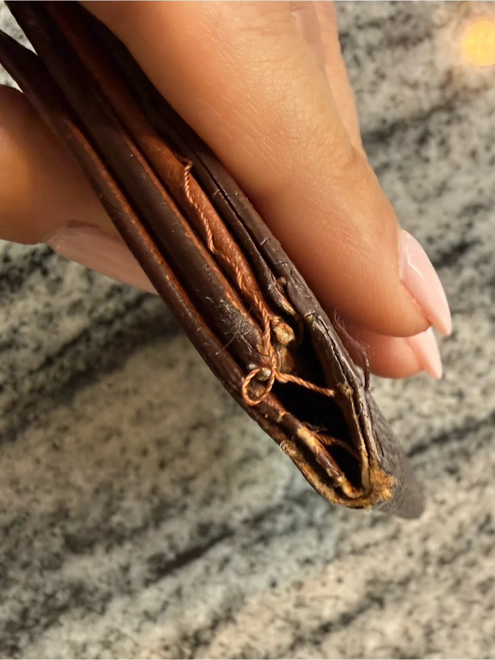 Louis Vuitton Monogram Canvas Card & Key Holder in Brown and Gold